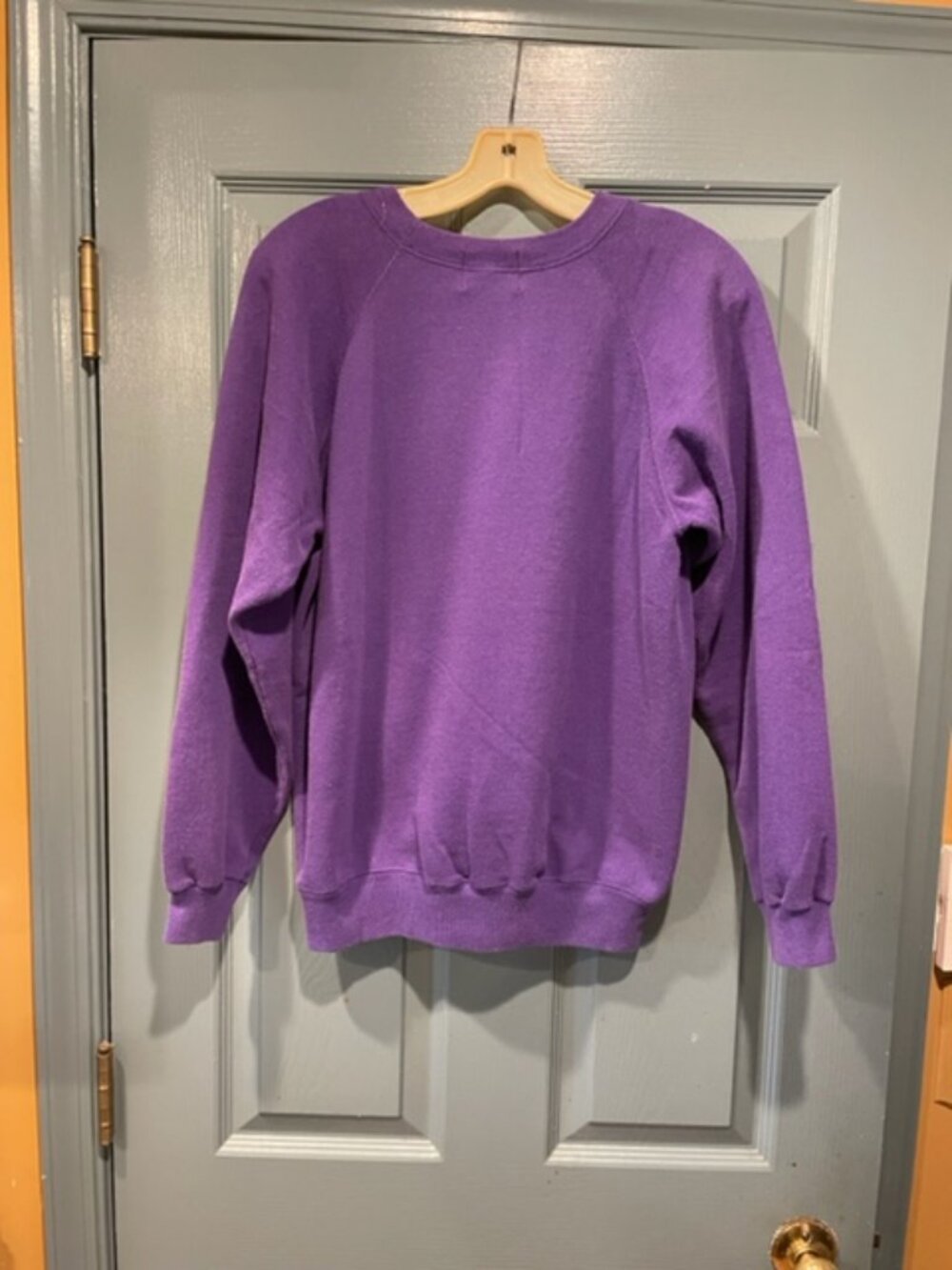 Laurel Burch The Sea Goddess purple sweatshirt L, good condition, 80s - Picture 2 of 4